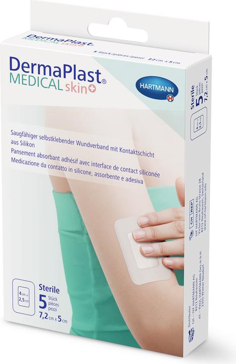 Actual product image DermaPlast Medical skin+ (5 x)