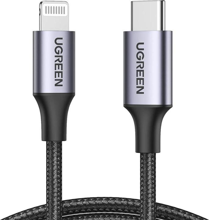 Image du produit Ugreen Câble Lightning vers USB-C 2.0 (1 m, USB 2.0)