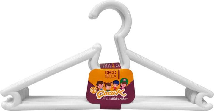 DecoBella Kleiderbügel für Baby & Kinder (6 x)
