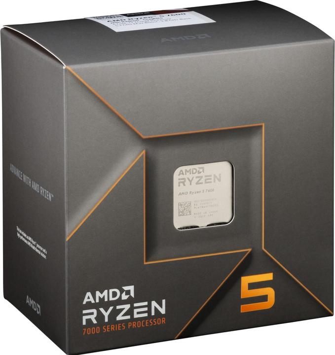 Image du produit AMD Ryzen 5 7600 (AM5, 3.80 GHz, 6 -Core)