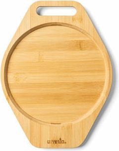Immagine prodotto Omnia Sottopentola in bambù per il forno (1 x, Pan coaster)