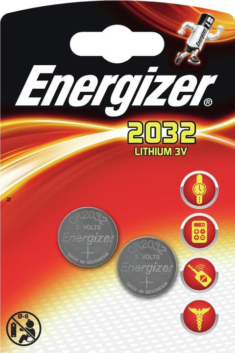 Produktbild Energizer CR2032 Lithium (2 Stk., CR2032, 235 mAh)