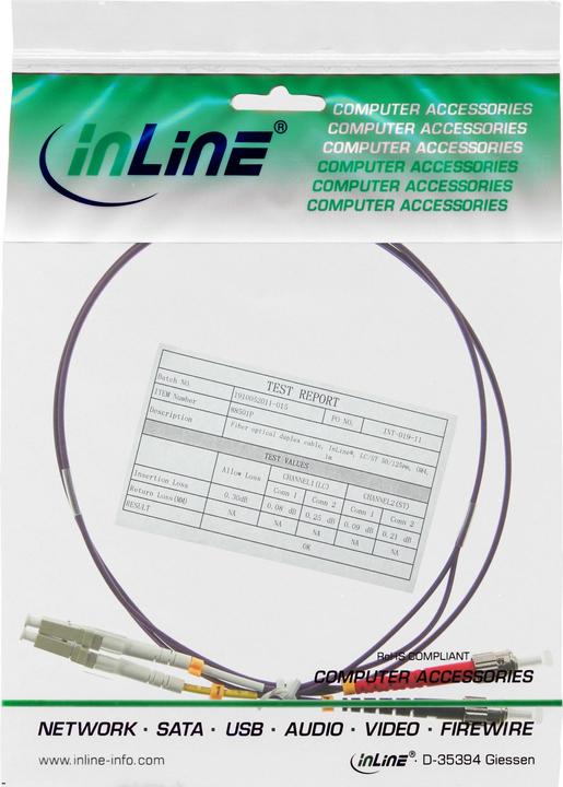 Immagine prodotto InLine Cavo LWL Duplex (CAT6, 3 m)
