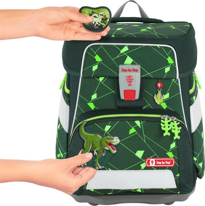Actual product image Step by Step satchel set SPACE Shine "Dino Night", 5 pieces (20 l)