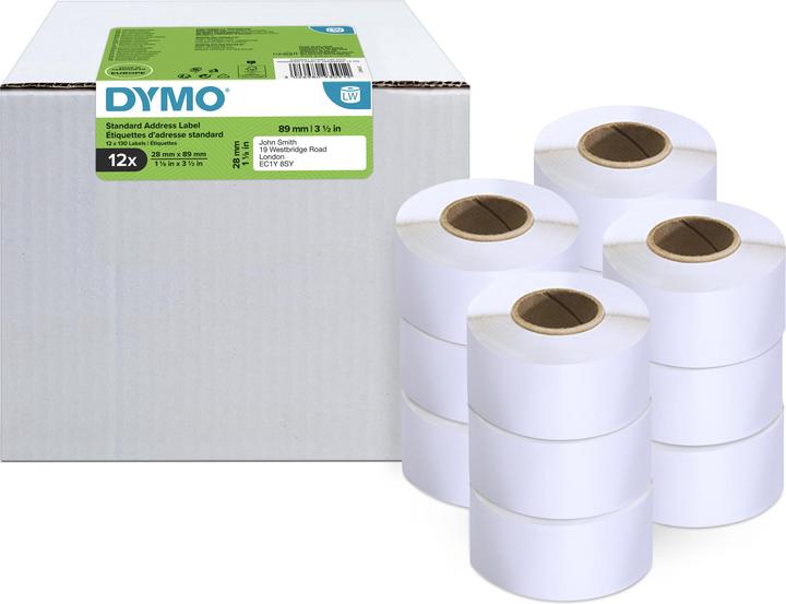 Actual product image Dymo ® LW - Standard address labels permanent paper - - 2093091