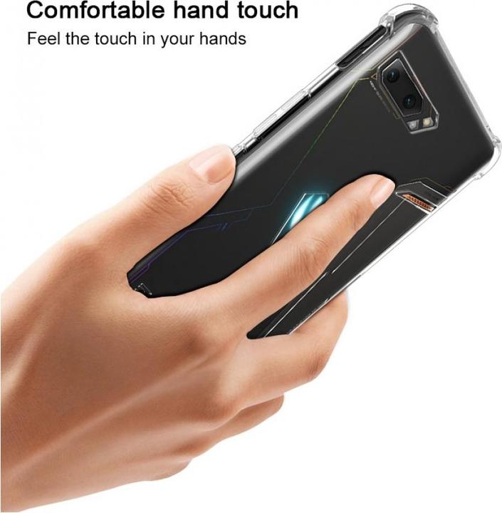 Actual product image Screenguard Asus ROG Phone 2 Case Crystal Soft Airbag Bumper (Asus ROG Phone)