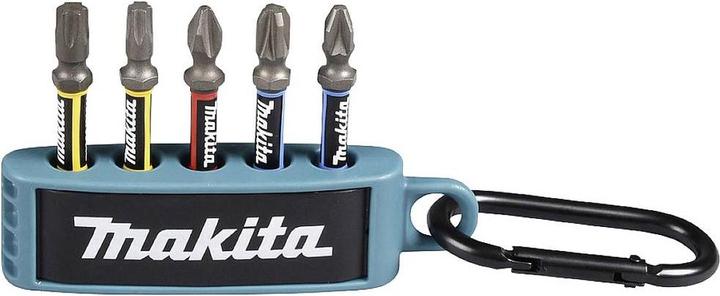 Produktbild Makita Satz Schlag-Bits 1/4" PH, PZ, TORX, 5-tlg. IMPACT PREMIER (E-13568) in Karabinerhalterung (25mm)