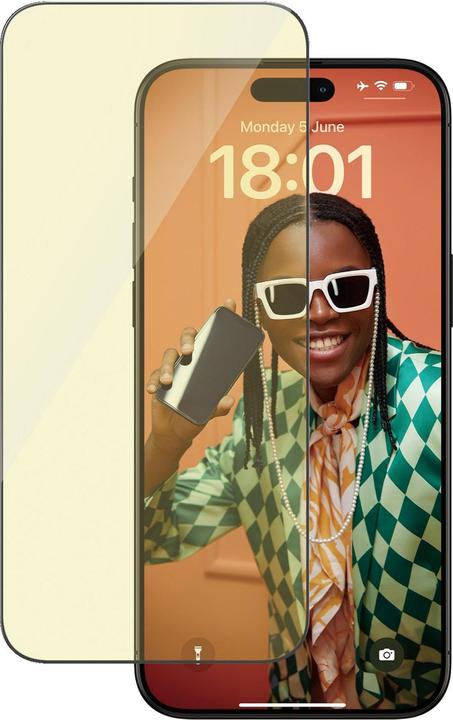 Actual product image PanzerGlass Eyecare Screen Protection Ultra-Wide Fit (1 Piece, Apple iPhone 15 Pro Max)