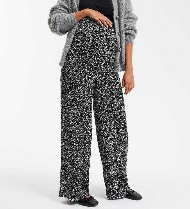 La Redoute Collections Weite Umstandshose mit hohem Bund