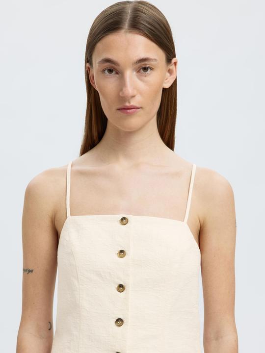 Image du produit Selected Femme Baumwollmix Spaghettiträger-Top (36)