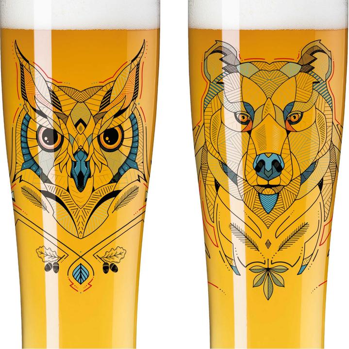 Immagine prodotto Ritzenhoff 2-er-Set Weizenbierglas Brauchzeit (0.65 l, 2 x)