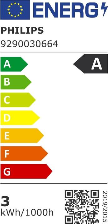 Energie-Label Philips Lampe (E27, 2.30 W, 485 lm, 1 x, A)
