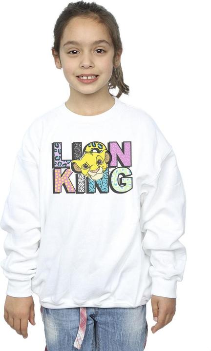 Produktbild Disney The Lion King Pattern Logo Sweatshirt Mädchen (140, 146)