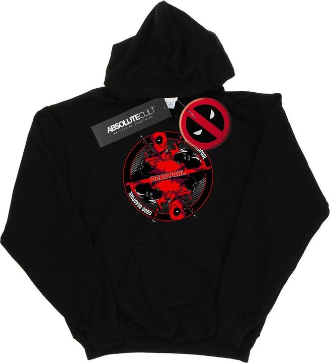 Actual product image Mens Deadpool Good Bad Hoodie (S)