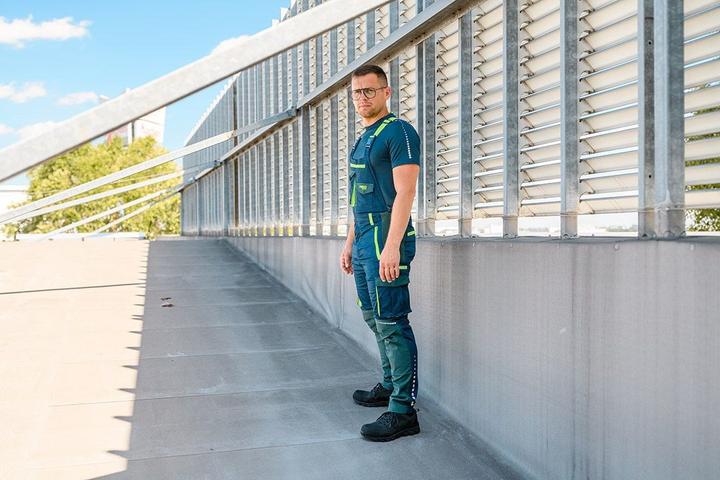 Produktbild Topex Premium Arbeitslatzhose mit reflektierenden Elementen, Cordura Verstärkung M (M)