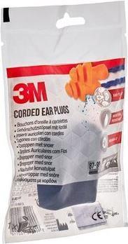 Actual product image 3M Hearing protection plugs with cord (1 x)