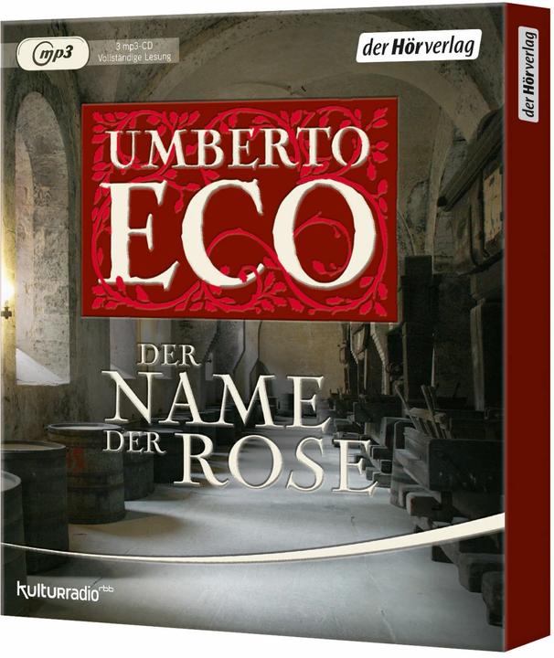 Actual product image The name of the rose (Umberto Eco, German)
