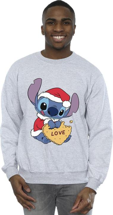 Produktbild Disney Lilo And Stitch Christmas Love Biscuit Sweatshirt (XL)