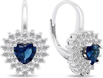 Immagine prodotto Brilio Argento - Orecchini romantici in argento con zirconi EA421WB