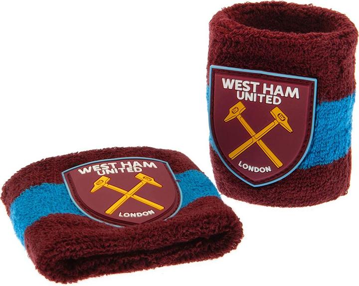 Produktbild West Ham United FC Armband 2erPack Wappen (100% synthetisches Material)