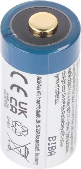 Actual product image Fenix CR123A battery and quick charger (8 pcs., CR123A, 760 mAh, Battery + charger)