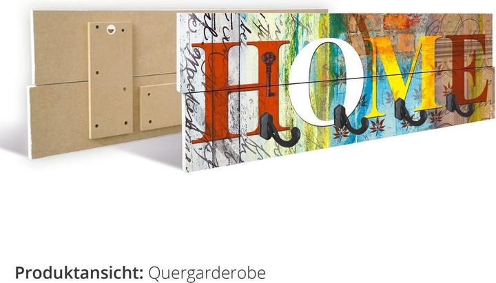 Produktbild Artland Fotocollage von 32 bunten Haustüren