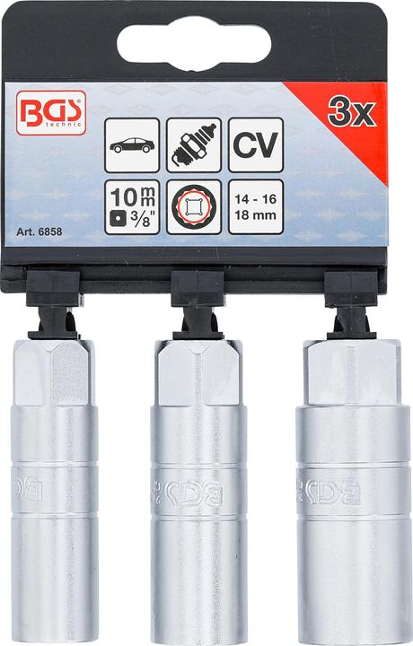 Immagine prodotto BGS 6858 Presa per candela a 3 pezzi da 14-16-18 mm