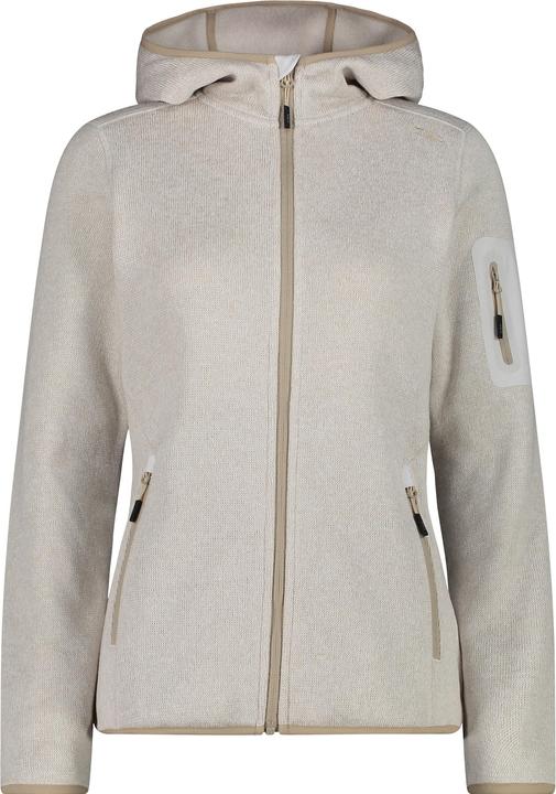 CMP Campagnolo Women's Jacket Fix Hood Jacquard Knitted 3H19826
