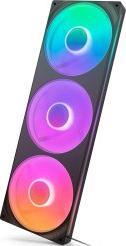 Actual product image NZXT F-Series F420 RGB Core Fan Uni-Body Black RF-U42HF-B1 (RF-U42HF-B1) (140 mm, 3 x)
