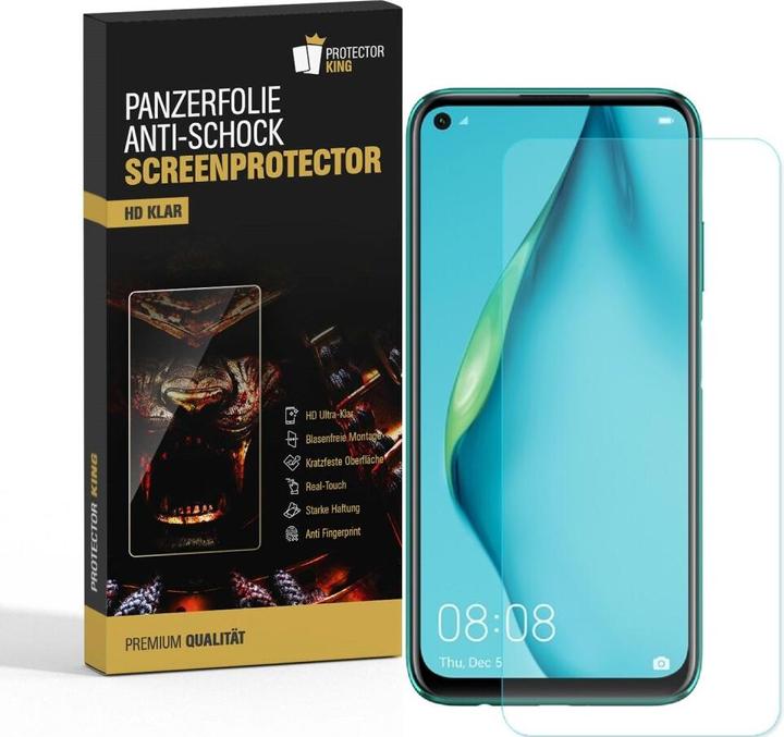Produktbild Protectorking 3x Panzerfolie Anti-Shock HD Klar (3 Stück, Huawei P40 Lite)