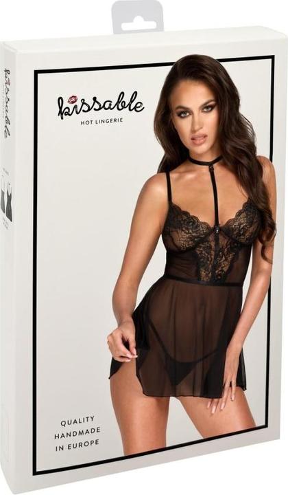 Actual product image Kissable Negligee in black (XL)