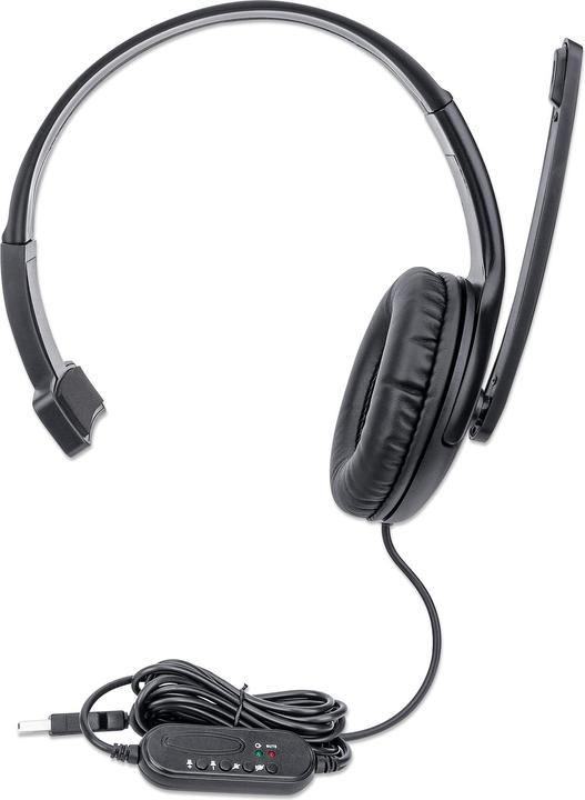 Immagine prodotto Manhattan Cuffie USB mono (Cablato, USB-A)