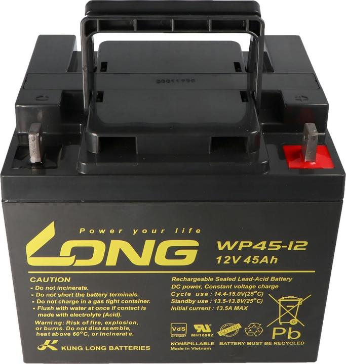 Image du produit Kung Long Batterie WP45-12 PB (12 V, 45 Ah)