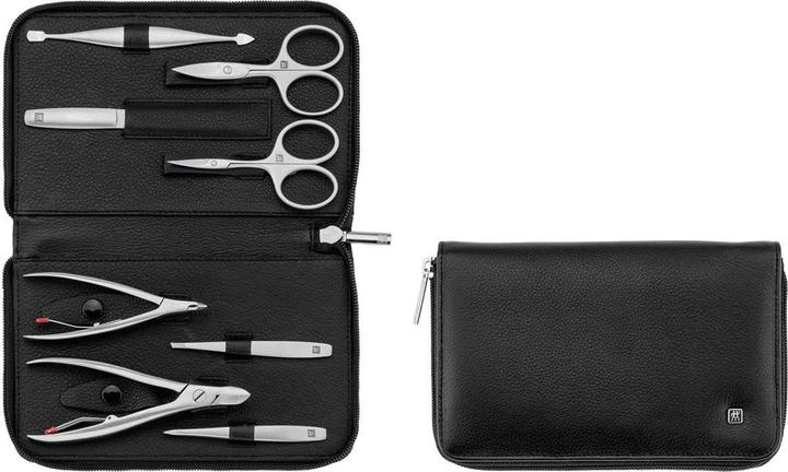 Immagine prodotto No Name Set da viaggio Zwilling Twinox - Custodia in pelle nera da 8 pezzi - Nero