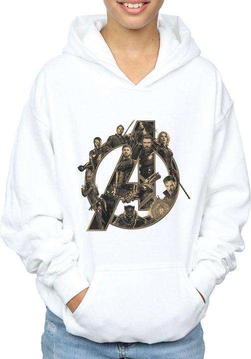 Image du produit - Sweat à capuche AVENGERS INFINITY WAR LOGO - Garçon (140, 146)