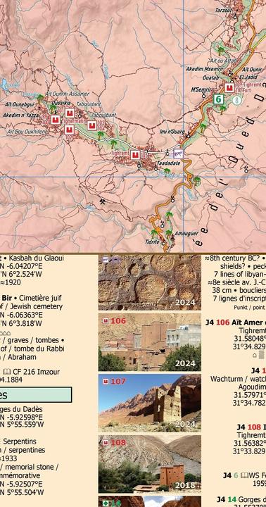 Immagine prodotto N10: Aït Bouguemez - M’Semrir - Boumalne Dadès - Kelâa M’Gouna + Strasse der Kasbahs III +