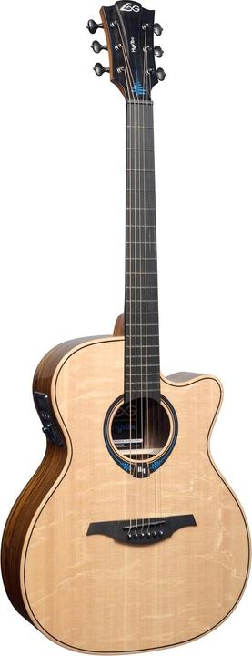 Lâg Guitars HyVibe (Halbakustik Gitarre, Khaya Mahogany, Blackwood)