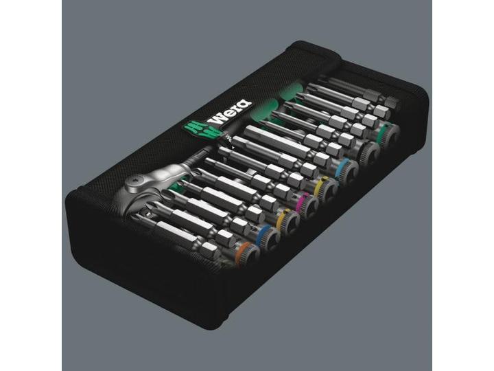 Actual product image Wera 8100 SA 6 Zyklop Speed Ratchet Set (12 mm, 10 mm, 11 mm, 13 mm)