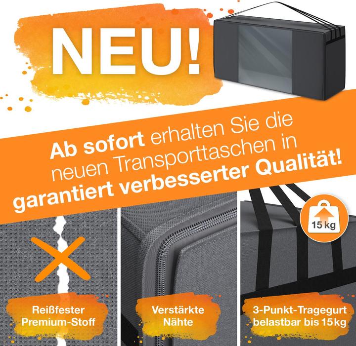 Image du produit Aktivshop Sac de transport pour matelas pliable (140 x 65 x 45 cm)