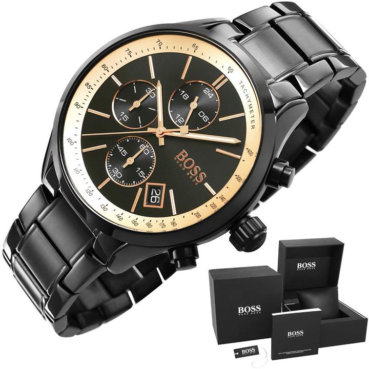 Actual product image Hugo Boss MEN'S 1513578 - GRAND PRIX (zh022a) (Chronograph, 44 mm)