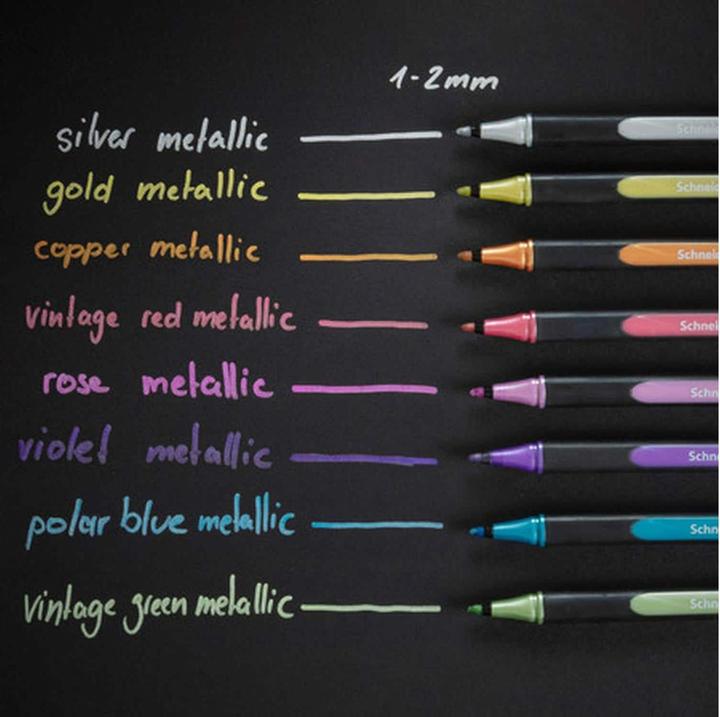 Produktbild Schneider Fineliner Metallicliner Paint-it Vintage Green (Graugrün, 1 x)