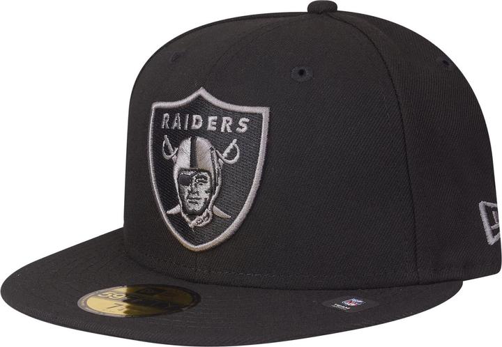 Produktbild New Era 59Fifty Cap - Las Vegas Raiders schwarz grau - 7 1/2 (7 1/2)