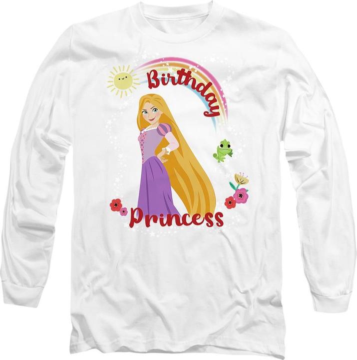 Actual product image Universal Textiles Unisex Adult Birthday Princess Rapunzel Pascal T-Shirt (XL)