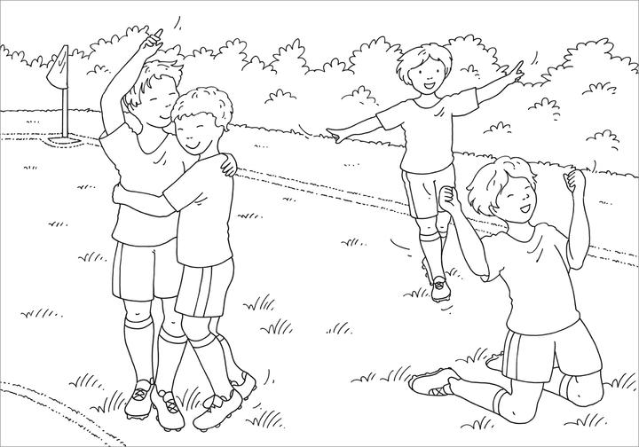 Actual product image Tessloff My most beautiful coloring book. Soccer