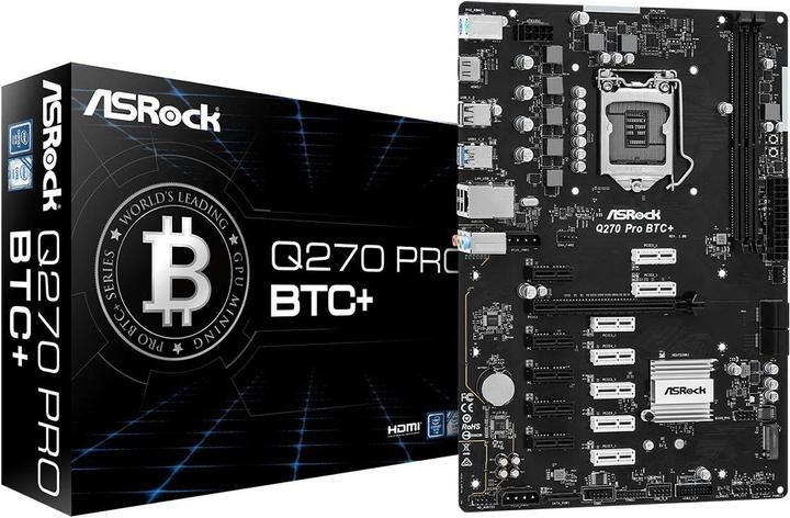 Actual product image AsRock MB Q270 Pro (LGA 1151, Intel Q270, ATX)