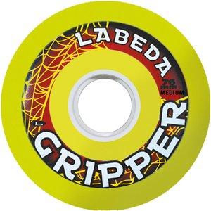 Immagine prodotto Reebok Ruote Labeda Gripper Medio Giallo Indoor (4pack) (80 mm)