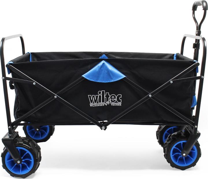 Actual product image Wiltec Toboli folding handcart with wide wheels Folding handcart beach offroad