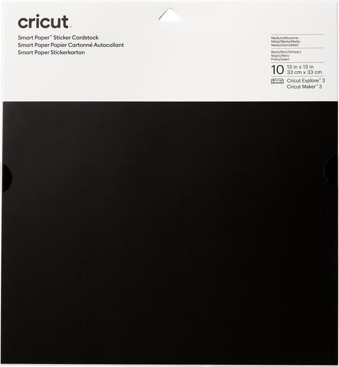 Actual product image Cricut Sticker Paper Smart 30.5 x 30.5 cm, 10 sheets, Black (210 g/m², 10 x)