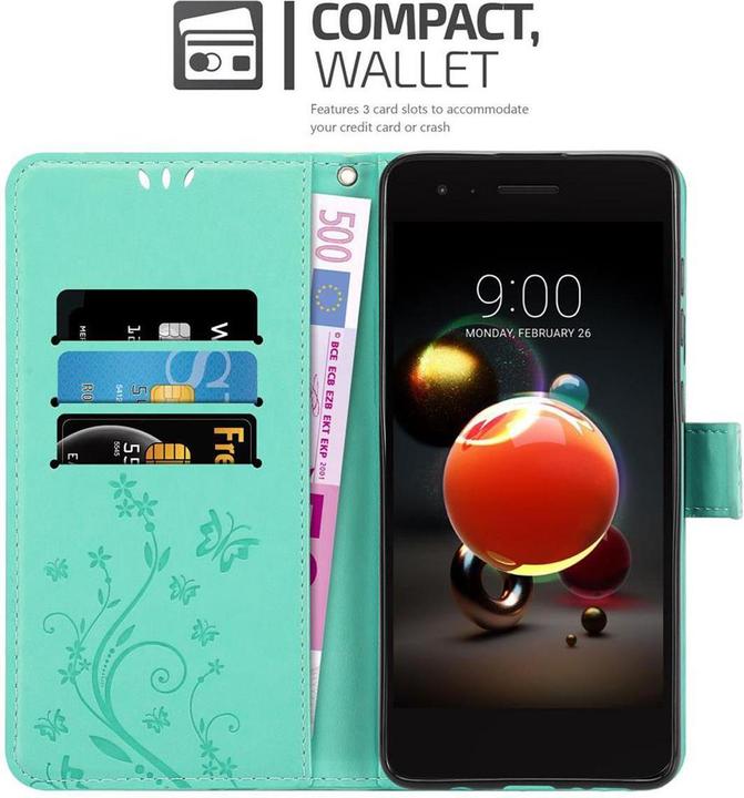 Productafbeelding Cadorabo Bloemen Boekomslag (LG K8 2018)