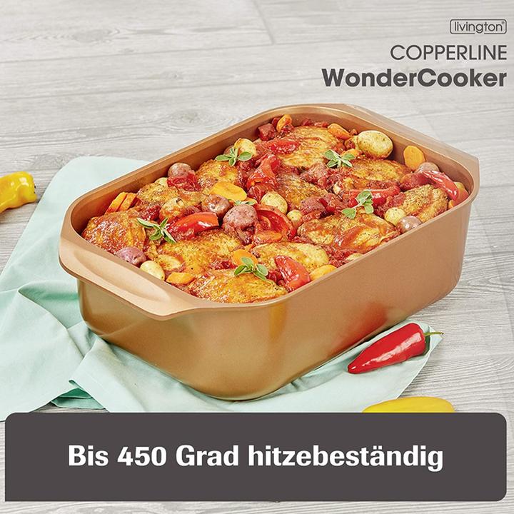Immagine prodotto Livington Copperline Wonder Cooker (Pirofila + casseruola, Alluminio)